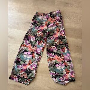 Roxy Tropical Floral Wide-Leg Pants